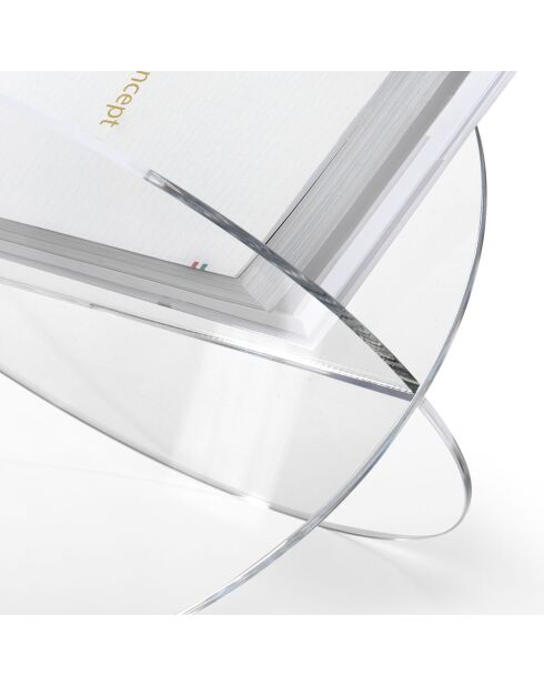Porte-revues Vynil transparent - 45x33x31 cm