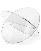 Porte-revues Vynil transparent - 45x33x31 cm