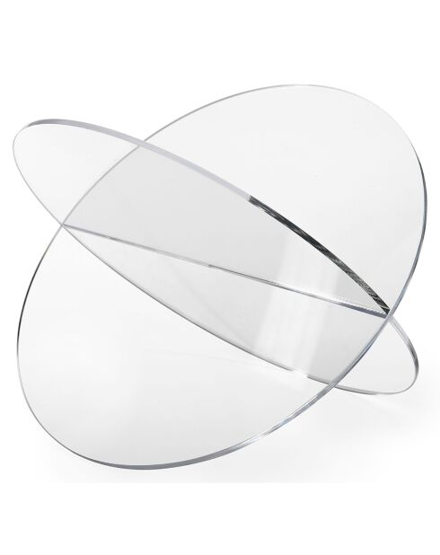 Porte-revues Vynil transparent - 45x33x31 cm