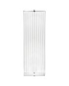 Porte-serviettes vertical mural Clio transparent - 25x13x76 cm