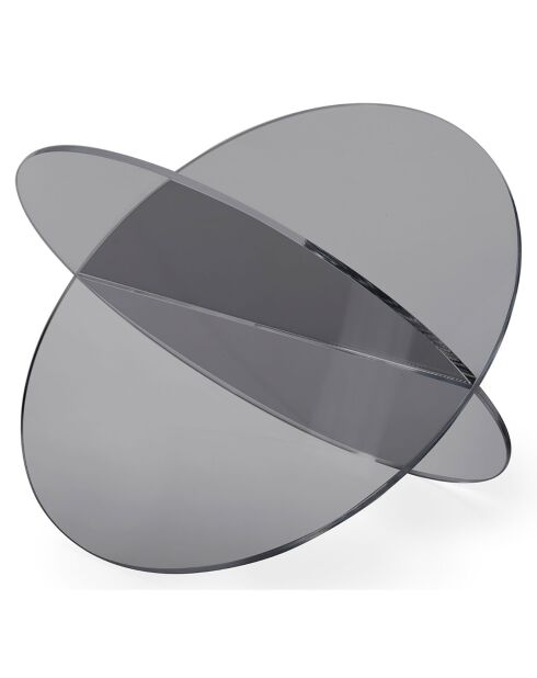 Zeitschriftenhalter aus geräuchertem Vinyl - 45x33x31 cm