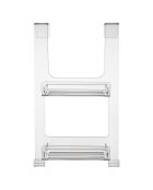 Etagère de douche à supsendre Clio transparente - 33x56x19 cm