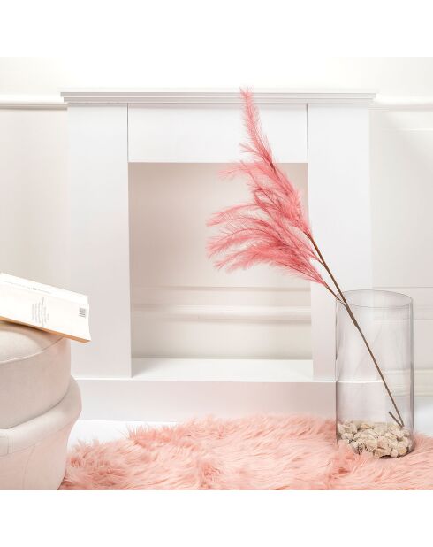 Große transparente Tubitu-Vase - D.20x40 cm