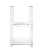 Etagère de douche à supsendre Clio blanche - 33x56x19 cm