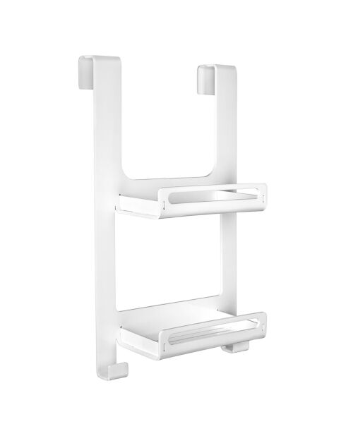 Estantería de ducha suspendida blanca Clio - 33x56x19 cm