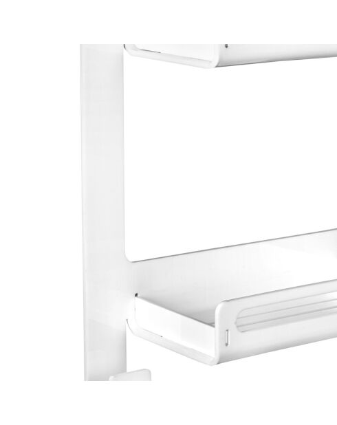 Etagère de douche à supsendre Clio blanche - 33x56x19 cm