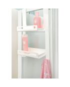 Etagère de douche à supsendre Clio blanche - 33x56x19 cm