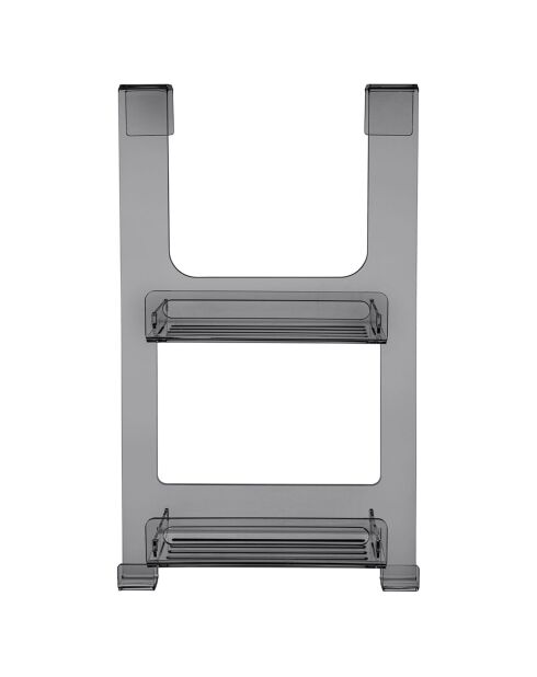 Estantería de ducha suspendida Clio ahumada - 33x56x19 cm