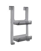 Estantería de ducha suspendida Clio ahumada - 33x56x19 cm