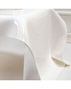 Table basse carrée Drappeggi blanche - 60x75x40 cm