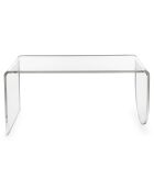 Table basse Jeffrey transparente - 30x33x60 cm