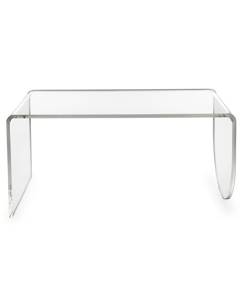 Table basse Jeffrey transparente - 30x33x60 cm
