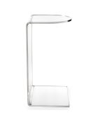 Table basse Jeffrey transparente - 30x33x60 cm