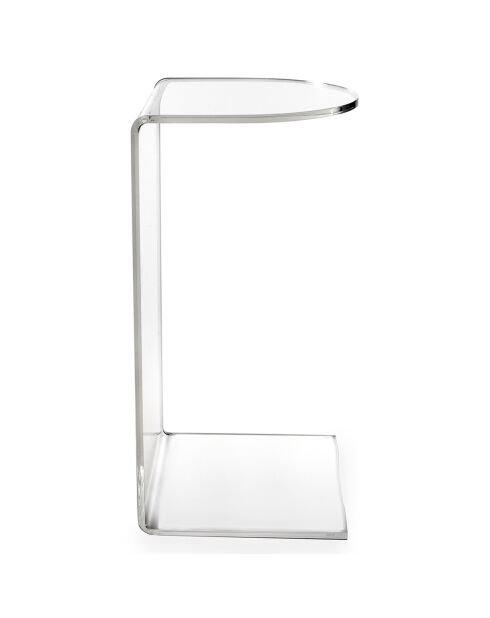 Jeffrey transparenter Couchtisch - 30x33x60 cm