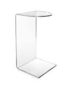 Table basse Jeffrey transparente - 30x33x60 cm