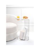 Table basse Jeffrey transparente - 30x33x60 cm