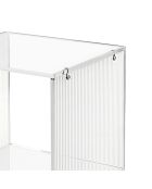 Table basse polyvalente Contigo transparente - 32x29x45 cm