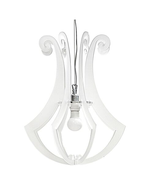 Suspension Octopus blanc satiné - D.30x35 cm