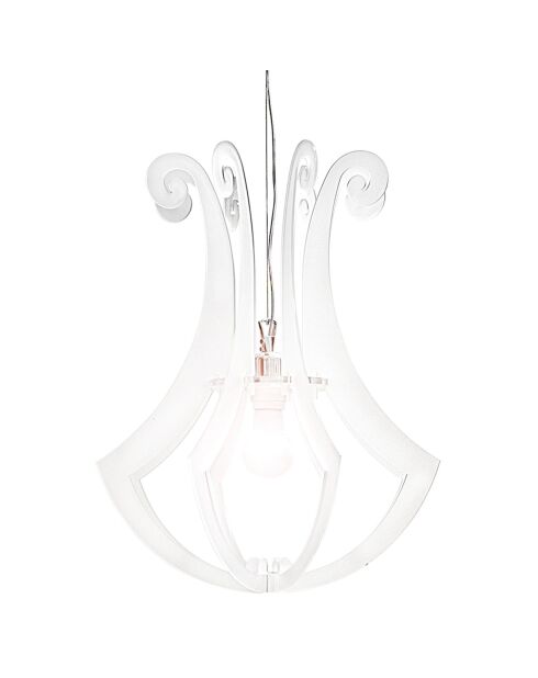 Suspension Octopus blanc satiné - D.30x35 cm