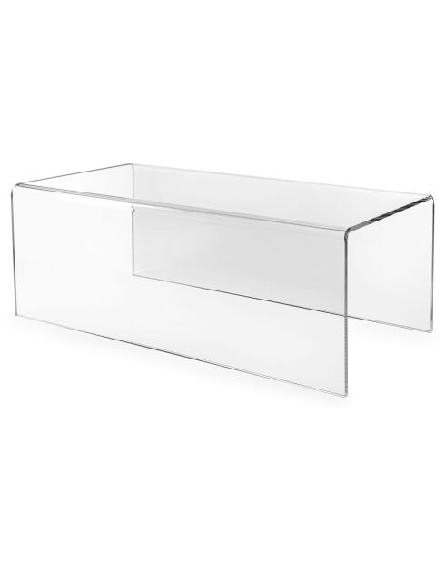 Transparenter Couchtisch Sisto - 80x39x32 cm