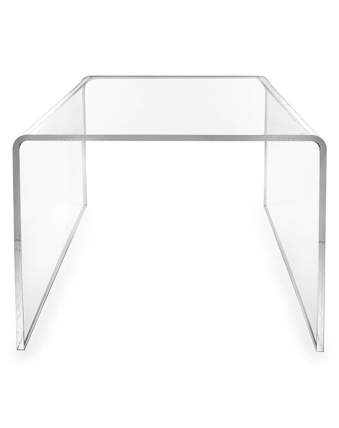 Table basse Sisto  transparente - 80x39x32 cm