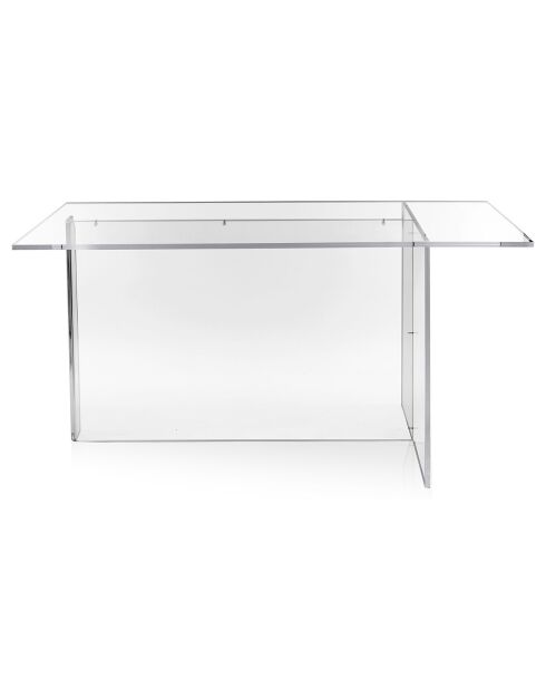 Table basse Aria transparente - 155x75x80 cm