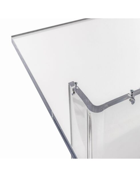 Table basse Aria transparente - 155x75x80 cm