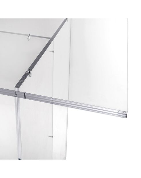 Table basse Aria transparente - 155x75x80 cm