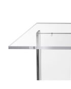 Table basse Aria transparente - 155x75x80 cm