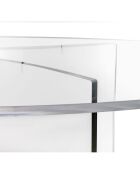 Table basse ovale Acqua transparente  - 200x100x70 cm