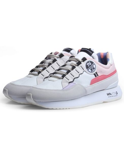 Sneakers Victoire blanc/rose