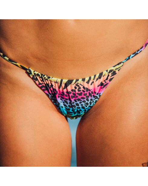 Bahia leopard veelkleurig bikinibroekje