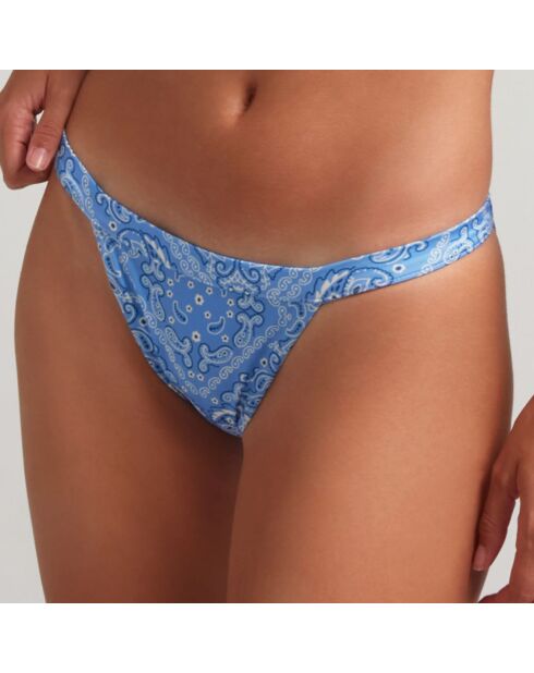 Bas de maillot de bain Bandana bleu