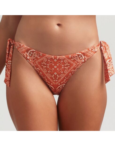 Bas de maillot de bain Bandana marron