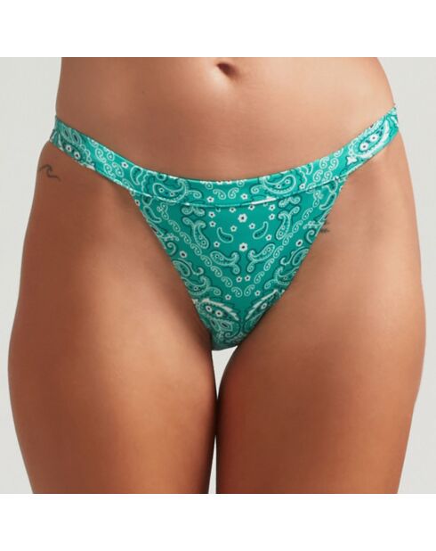Bas de maillot de bain Bandana vert
