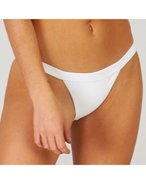 Bas de maillot de bain braguita blanc