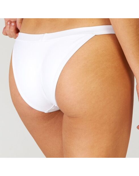 Bas de maillot de bain braguita blanc