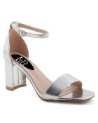 Sandales Marion argentées - Talon 7 cm