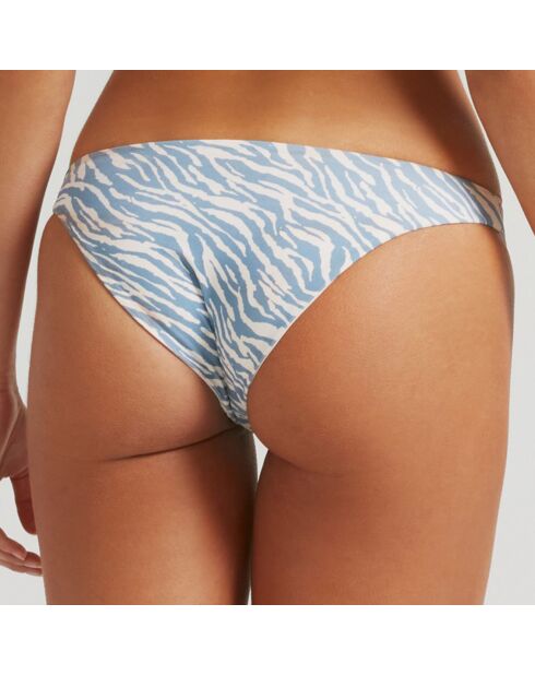 Bas de maillot de bain Vagues bleu