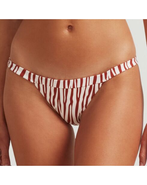 Bas de maillot de bain Zebra marron