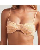Haut de maillot de bain Balconette orange