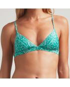 Haut de maillot de bain Bandana vert