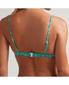 Haut de maillot de bain Bandana vert