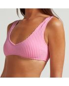 Haut de maillot de bain Flamingo rose