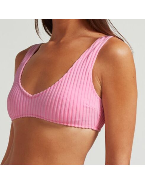 Haut de maillot de bain Flamingo rose