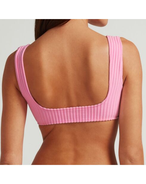 Haut de maillot de bain Flamingo rose