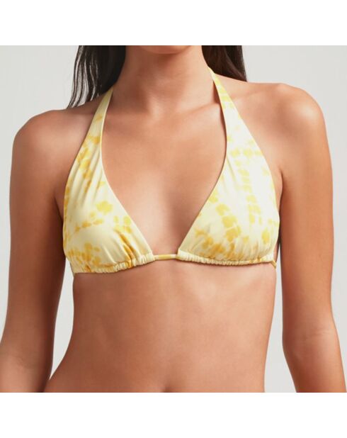 Haut de maillot de bain Flame jaune