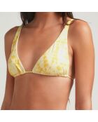 Haut de maillot de bain Flame jaune