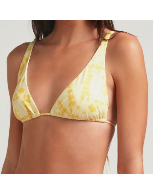 Haut de maillot de bain Flame jaune