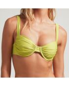 Haut de maillot de bain Balconette vert